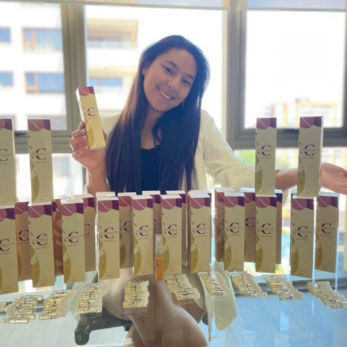 “Esplendor Latino” el primer perfume de mujer creado en Temuco, Región de la Araucanía, Chile.